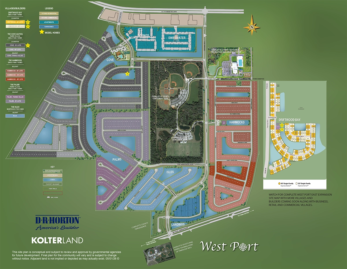 West Port Site Plan Port Charlotte Fl
